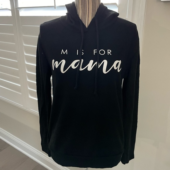 Mama Black Sweatshirt Hoodie SZ M - Picture 4 of 6